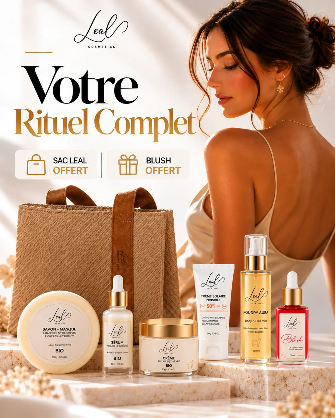 Gamme Leal Complète avec Blush et sac offert - PROMO