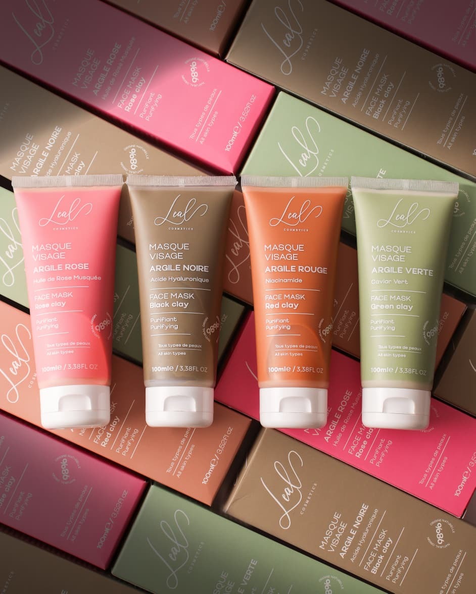 Masque à l’Argile Rose &amp; Huile de Rose Musquée – Leal Cosmetics