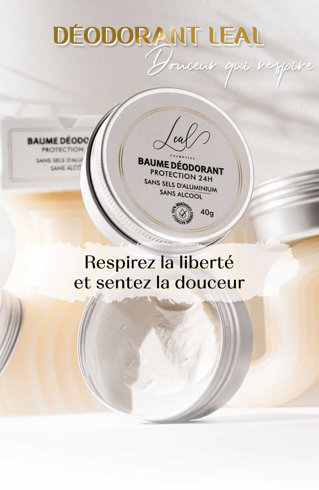 Déodorant Naturel - Leal Cosmetics